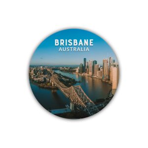 Ceramic Coaster Round Brisbane Story Bridge