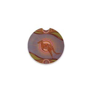 Car Coaster Ceramic Sherry Johnstone Spirit of the Land Kangaroo
