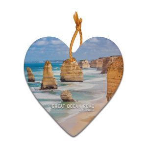Ceramic Plaque Heart Great Ocean Road Twelve Apostles Day