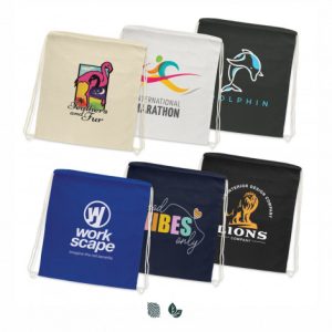 Cotton Drawstring Backpack