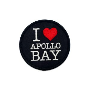 Embroidered Patch I Heart Apollo Bay