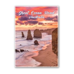 Tea Towel Microfibre Great Ocean Road 12 Apostles Sunset