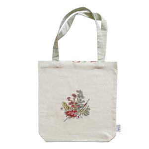 Shopper Bag Organic Cotton Native Floral