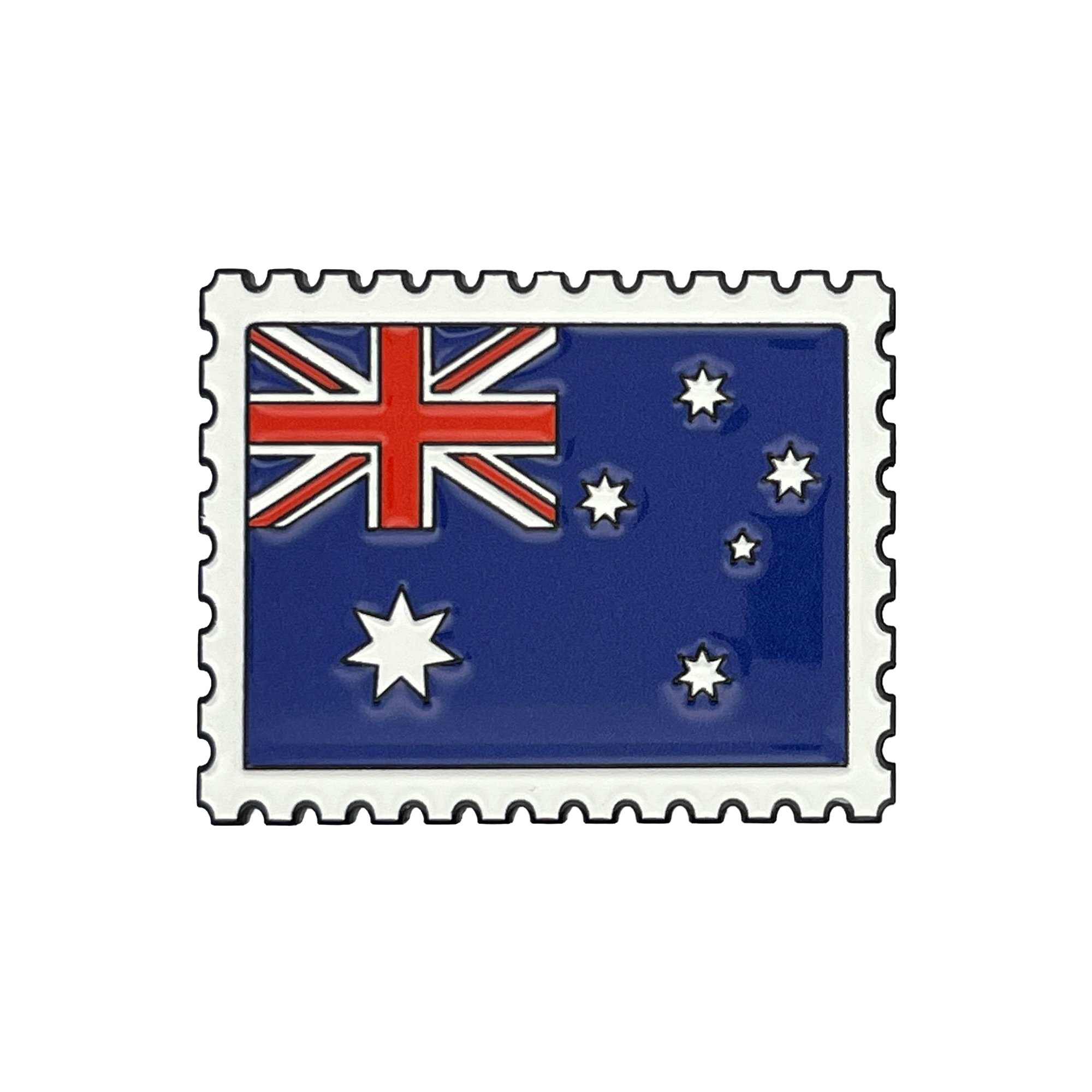 Magnet Enamel Stamp Aus Flag