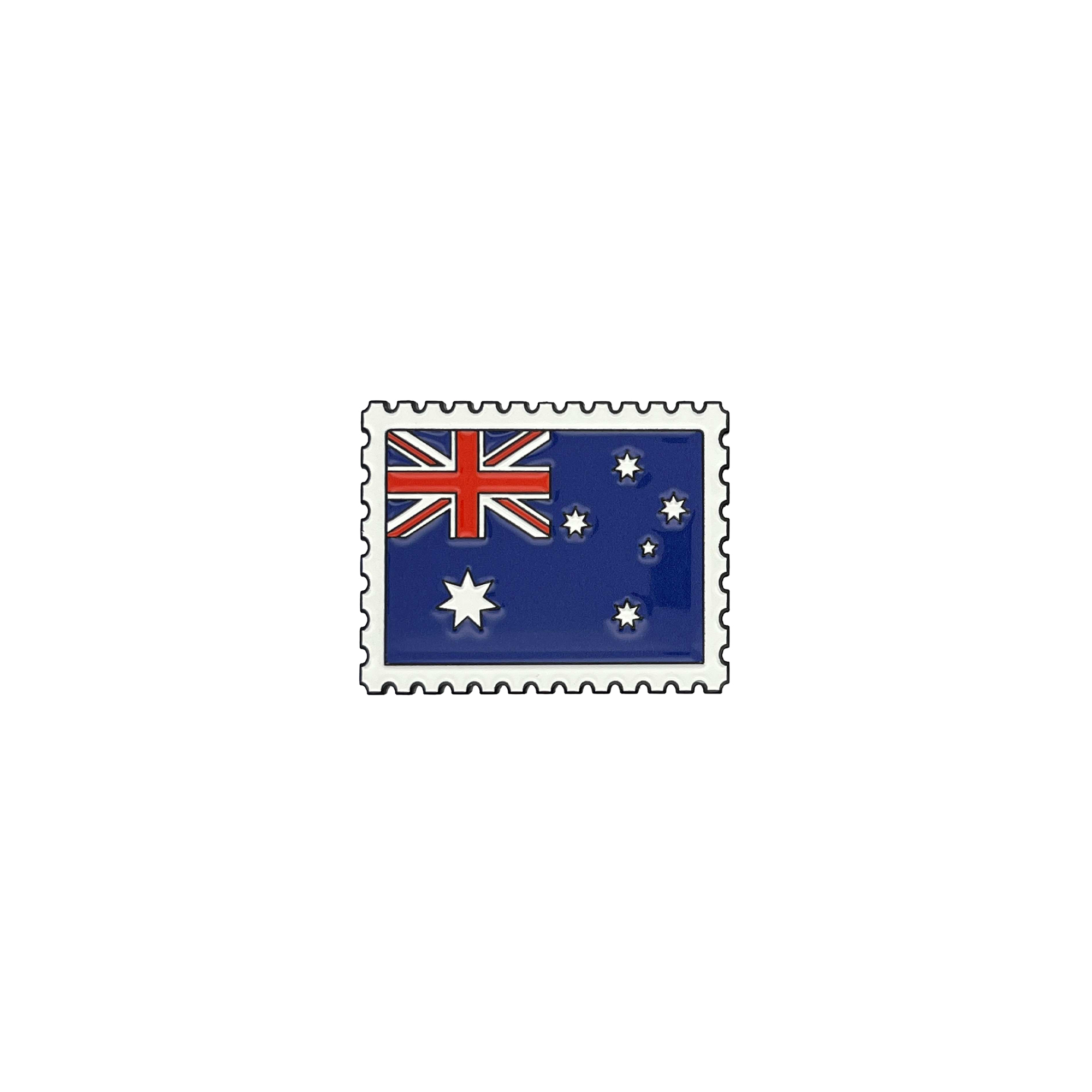 Pin Enamel Stamp Aus Flag