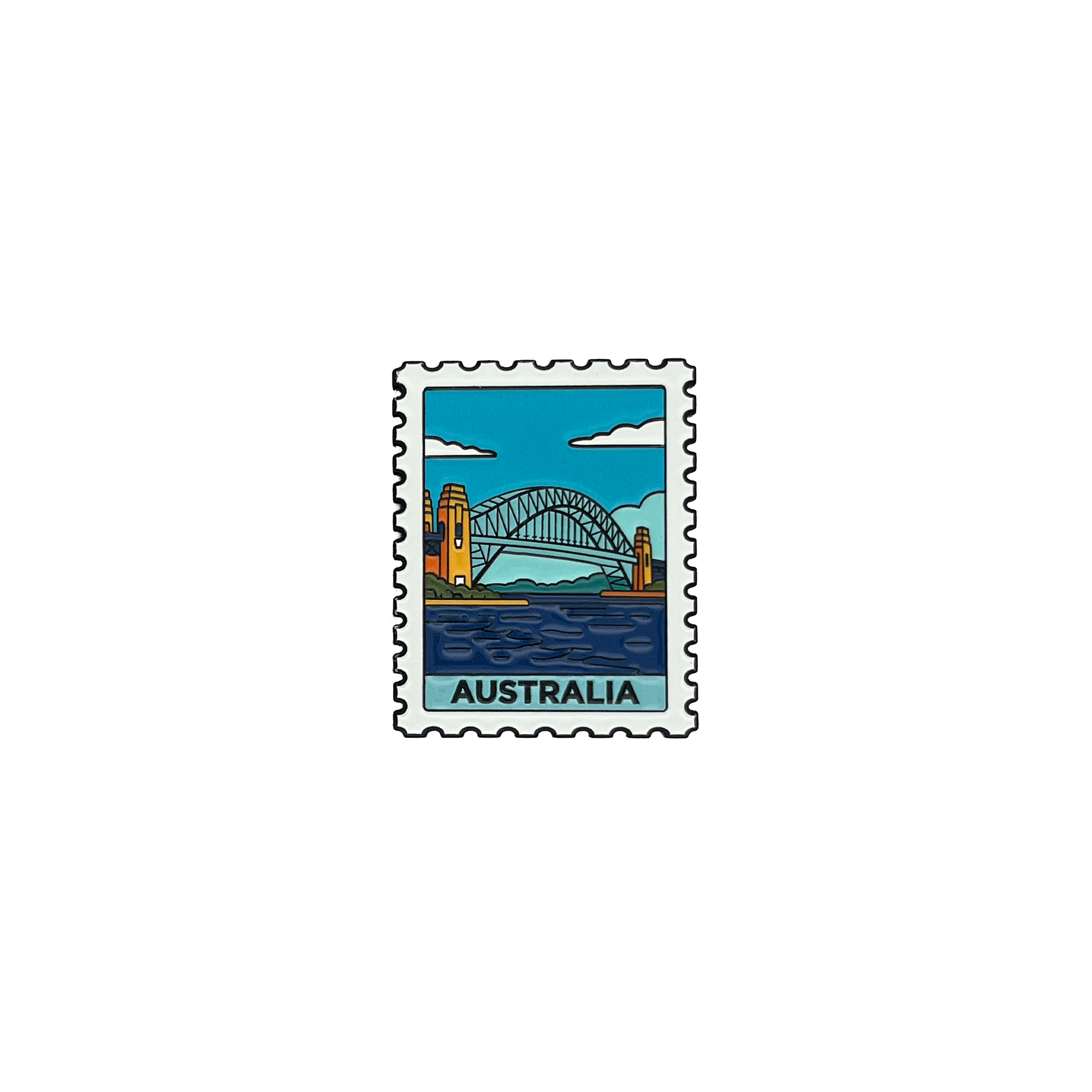 Pin Enamel Stamp Sydney Harbour Bridge
